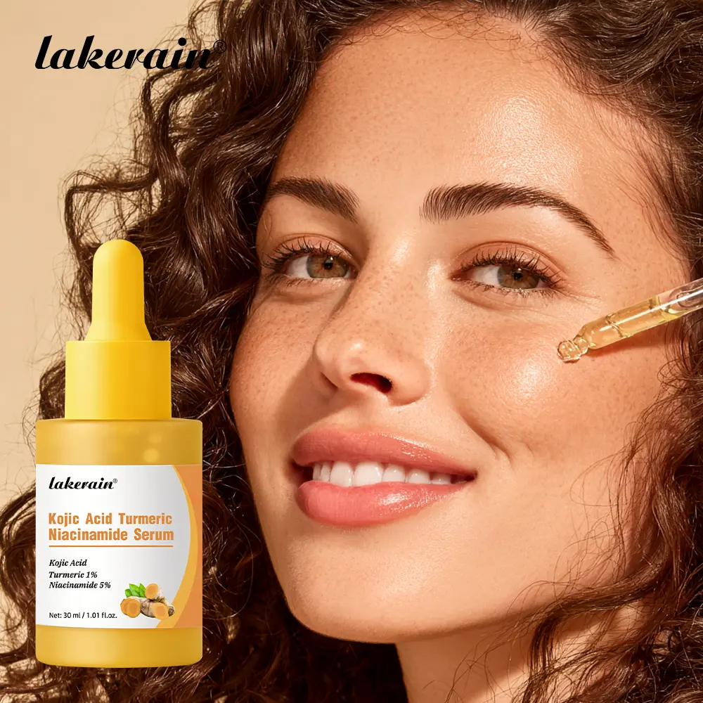 Kojic Acid Turmeric Niacinamide Serum, Gel Moisturizing Facial Serum, Soothes&Strengthens Moisture Barrier, Nicotinamide Brightening, Evens Skin Tone, Create a  Clear & Radiant Complexion, Brighten Skin Tones, Skin Care