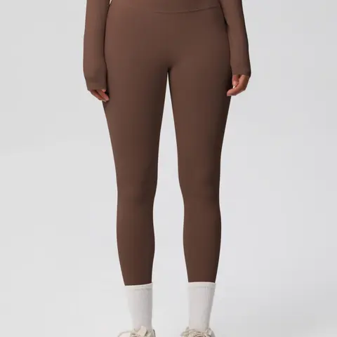 Women's Solid High Waist Sports Stretch Tight Leggings, Casual Comfy Breathable Quick Drying Skinny Pants for Yoga Gym Workout Running, Ladies Sportswear for All Seasons High Waisted Leggings
