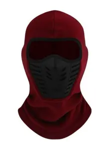 Barcelona Ski Mask with Detachable Design, Winter Wool Face Cover for Cold Weather, Outdoor Work, Snowboarding, Cycling, Running, Hiking, Balaclava Face Mask