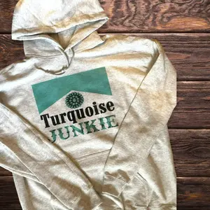 Turquoise junkie hoodie western, graphic tees women, western outfits women, western tops clothing, rodeo cowgirl outfits women, country concert outfits, shirt, sweatshirt, hoodie