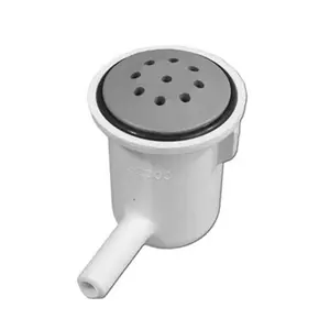 212 MAIN 0.37 in. Barb Ell Top-Flo Injector, Gray, Barb Fitting, Ell Shape