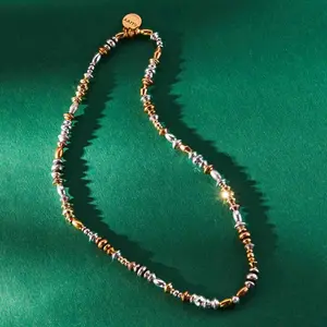 Can You Dig It? Multi Beaded Stretch Necklace