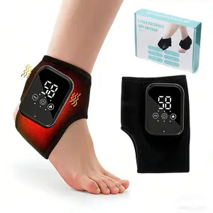 Portable USB Rechargeable Foot Massager with LCD Display, Smart Timing Vibration & Temperature Control, Ideal Gift for Friends & Elders(1pc )