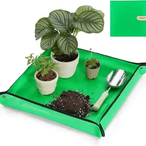 Super Thick Repotting Mat for Indoor Plants, 26.8x26.8 Inch, Tear Resistant & Foldable Design, Ideal for Easy Plant Transplanting, Portable, Garden Accessories