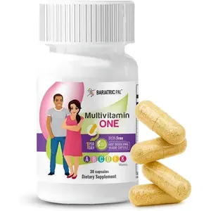 BariatricPal Multivitamin ONE "1 per Day!" Bariatric Multivitamin Capsule - Iron Free