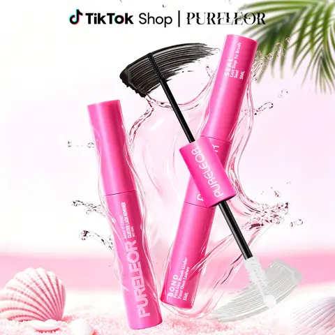 PURELEOR Durable 72-Hour Strong Hold Liquid Lash Bond and Seal Cosmetic Set - Sensitive Eye-Safe Makeup Lash Glue for Beginners, with Efficient Removal Tool for DIY Cluster Application (Bond + Remove) [Gift-Ready]