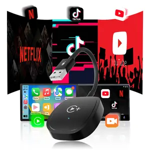 2025 Wireless CarPlay Adapter-Converts wired CarPlay towireless |Compatible with iPhone and Bluetooth-wifi  PlaysYouTube, Netflix, TikTok