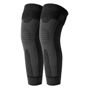 Warm Knee Sleeves Anti-Slip Compression Support for Men Women Elderly Winter Cold Legs Relief Ultra-Soft Stretchy Breathable Fabric hoops