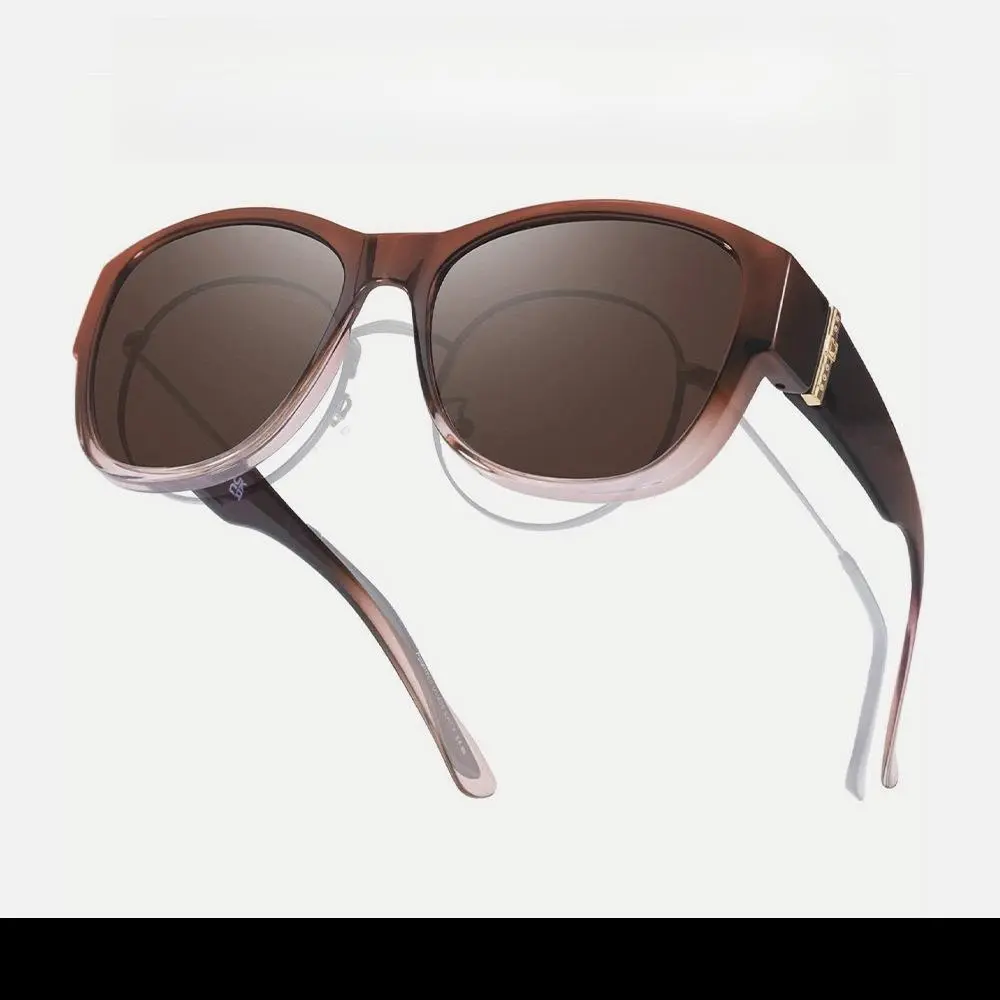 Gradient tea frame polarized tea leaves