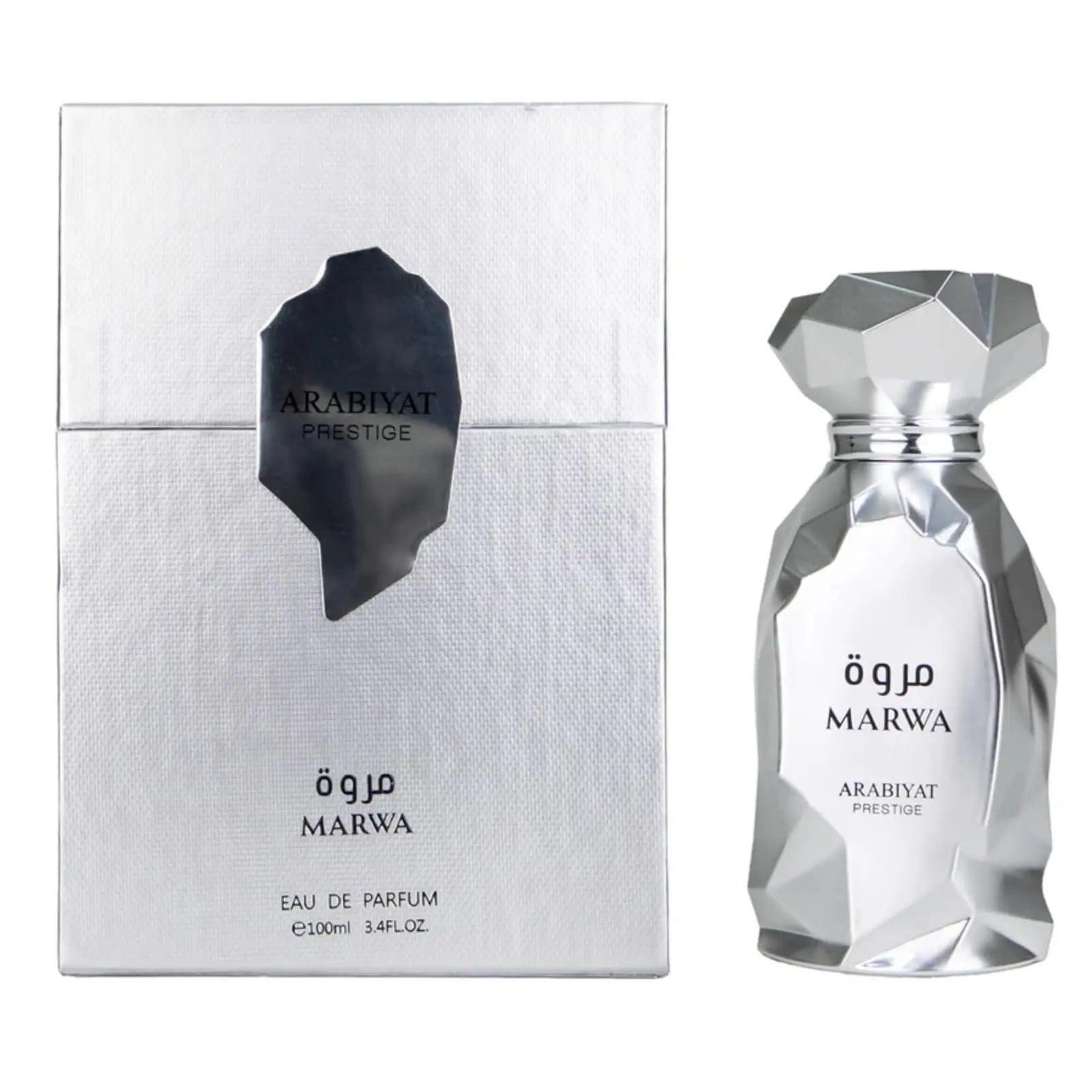 Arabiyat Prestige – Marwa Eau De Parfum 100ML (3.4 oz) | Men’s Luxury Fragrance | Fresh, Woody & Spicy Notes