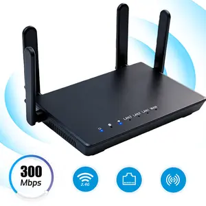 wifi router，routers for wireless internet，4 Antenna Wireless Router, Wifi Hotspot Router, Delivers 300Mbps High Speed Over 1000 Sq Ft, WPA2 Security Enabled, Designed for Home, Gaming & Remote Work