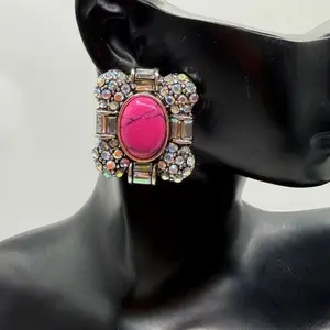 Tropical Punch Multi Stone Earrings