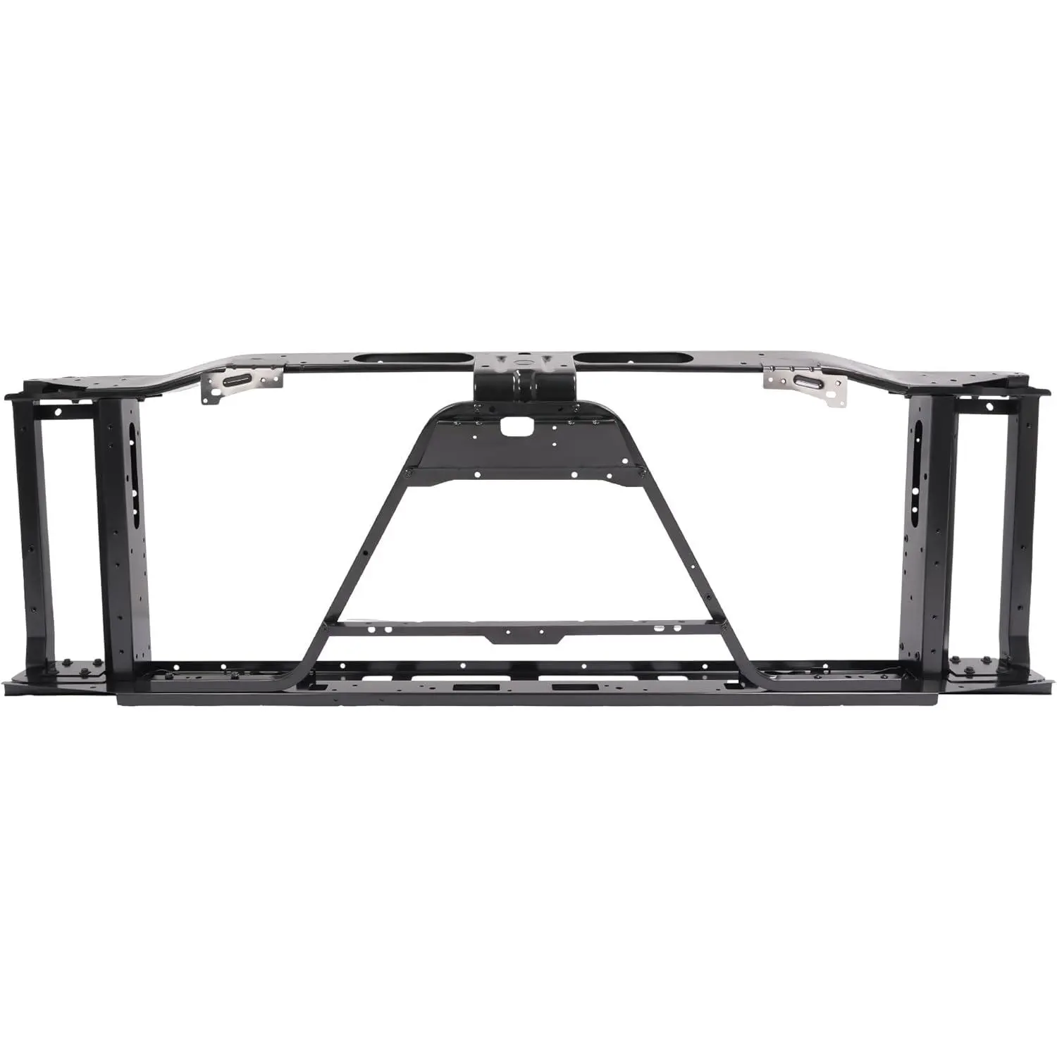 Radiator Core Support Compatible with 2007-2009 Chevrolet Silverado GMC Sierra 1500 Replacement for GM1225252 20840497 Steel Black Radiator Support Assembly