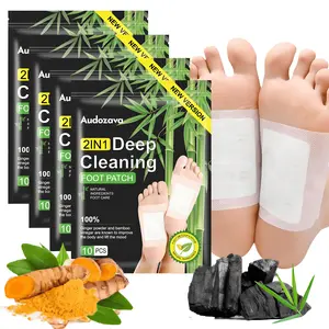 40/20/10pcs Detox  Foot Pads, Bamboo Charcoal & Ginger Foot Detox Patches – Natural Stress Relief, Deep Cleansing & Better Sleep Wellness Health