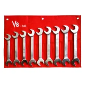 V-8 Tools 819 Jumbo Metric Angle Wrench Set - 9 Piece