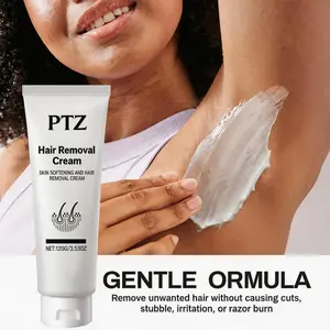 Bikini Gel for Women & Men Epilator Cream Unwanted Hair Removal for All Skin Types 120G 4.23oz Hair Softening and Removal Cream