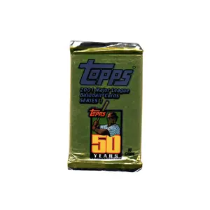 (1) Topps 2001 Major League Baseball Cards Series 1 Single Sports Trading Card Pack