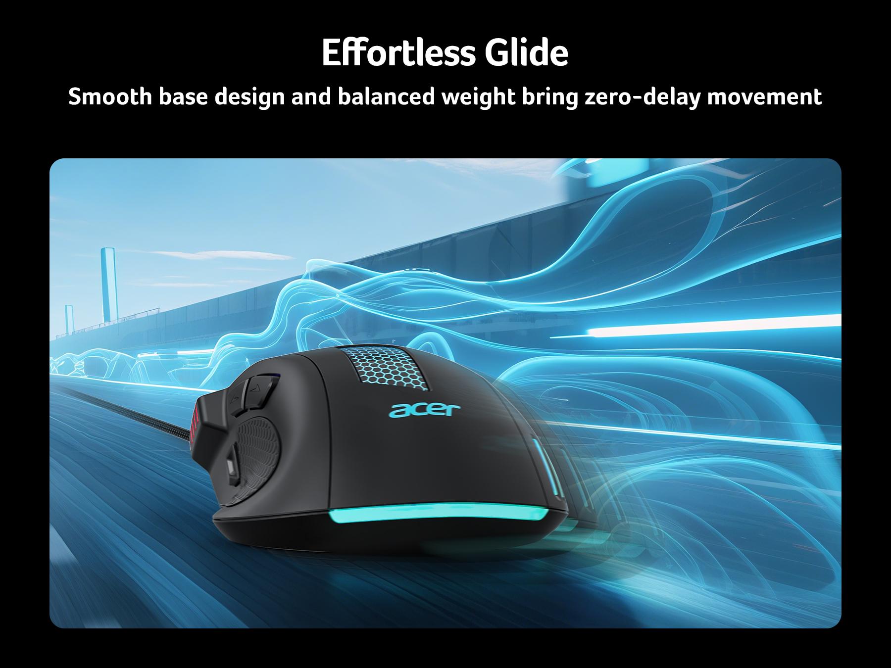 acer Wired Gaming Mouse, 12,800 DPI RGB Ergonomic Computer Mouse with Optical Sensor, 8 Programmable Buttons, 12 Backlit Modes, Software for DIY Keybinds, Rapid Fire, USB Gaming Mice for Laptop, PC acer Wired Gaming Mouse, 12,800 DPI RGB Ergonomic Computer Mouse with Optical Sensor, 8 Programmable Buttons, 12 Backlit Modes, Software for DIY Keybinds, Rapid Fire, USB Gaming Mice for Laptop, PC