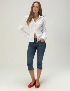 RSQ Womens Low Rise Roll Cuff Capri Jeans