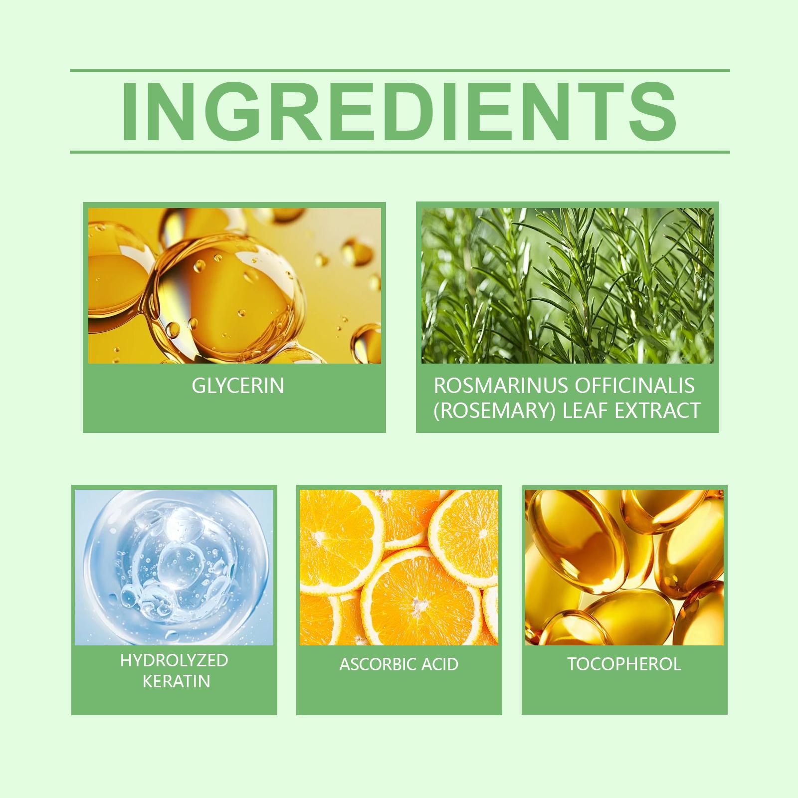 HOEGOA Rosemary Hair Growth Shampoo - Thickening & Strengthening for Thinning Hair w/Keratin |   3.4oz Organic Treatment for Women & Men