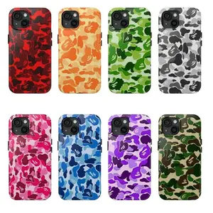 Camo Multicolor Tough Phone Case, Camo BAPE – Durable Protective Cover for lP 17 16 15 14 13 12 11