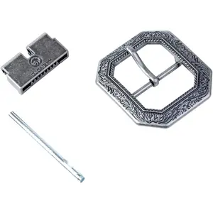 1.5"(40mm) Western Single Prong Belt Buckle for Men Women Cowboy Replacement Easy Disassembly