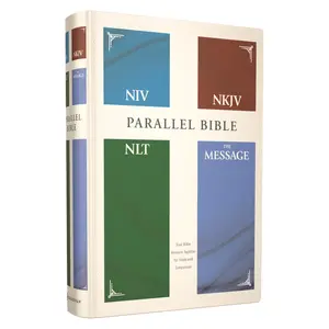 NIV, NKJV, NLT, The Message, (Contemporary Comparative) Parallel Bible, Hardcover by Zondervan [Hardback Book]