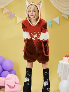 Micotaku Fox Comfort Hoodie with Fox Ears and Furry Paws