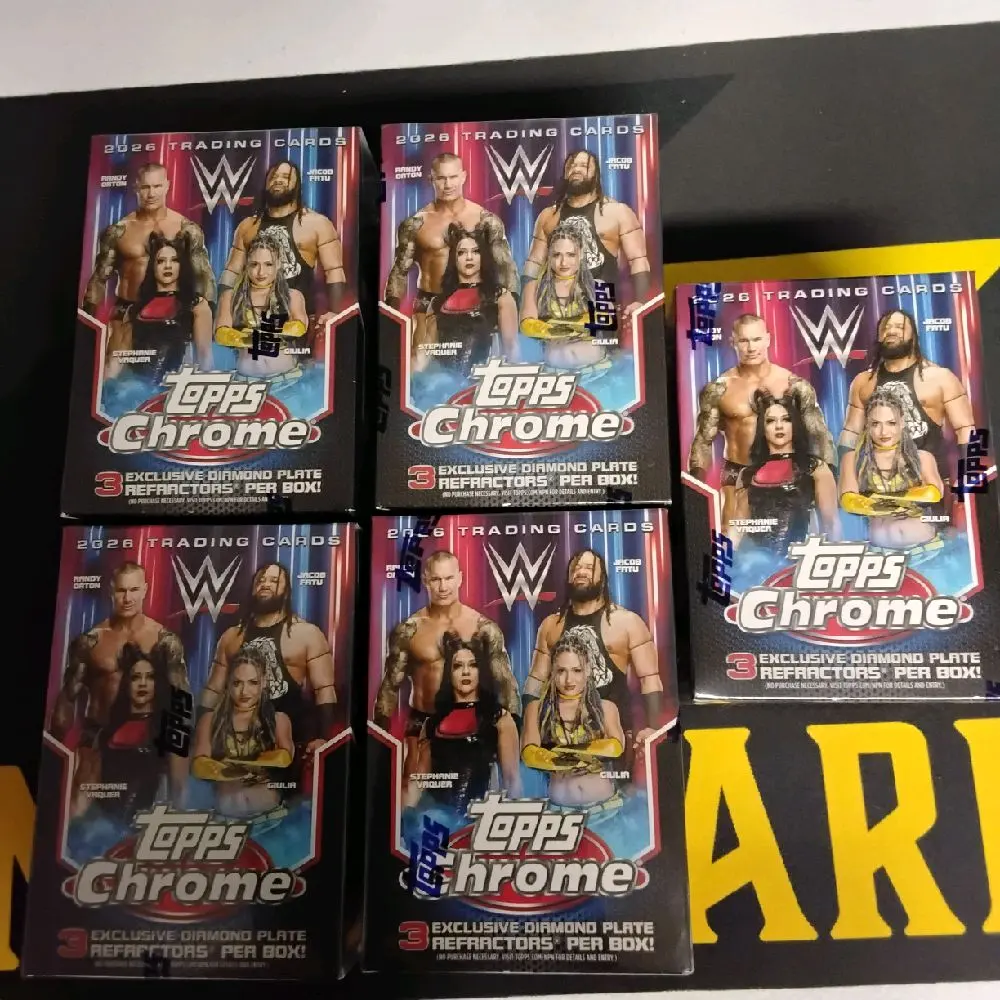 2026 Topps Chrome WWE Blaster 5 Box Break