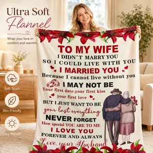 Gifts for Wife from Husband to My Wife Blanket Christmas Gifts for Wife Wedding Anniversary Valentines Day Gifts Romantic Gifts Wife Gifts for Birthday Gift Mother's Day