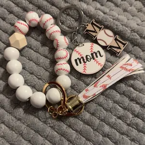 Baseball keychain