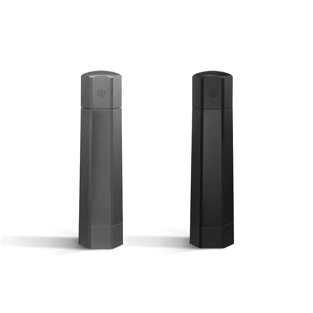 HexMill Salt and Pepper Refillable Grinder Mill Collection