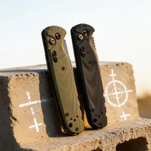 Premium Folding Pocket EDC with Durable D2 Steel and Lightweight G10 Handle, Smooth One-Hand Use for Everyday Carry; Reliable Outdoor Gear for Camping, Hiking, Fishing, Travel and Daily Tasks. Practical, High-Quality Gift Choice for Men