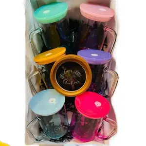 Colored Glass Mugs