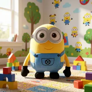 MINISO Minions Series Classic Bob Plush Toy Figurine Merchandise Gift