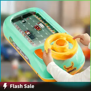 Racing Adventure Car Steering Wheel Toy | TikTok Viral Driving Simulator Toy | Interactive Sound & Light Racing Fun | Realistic Steering Wheel Control | Educational Pretend Play | Perfect Gift for Kids, Toddlers & Young Racing Fans Playpen Sensory