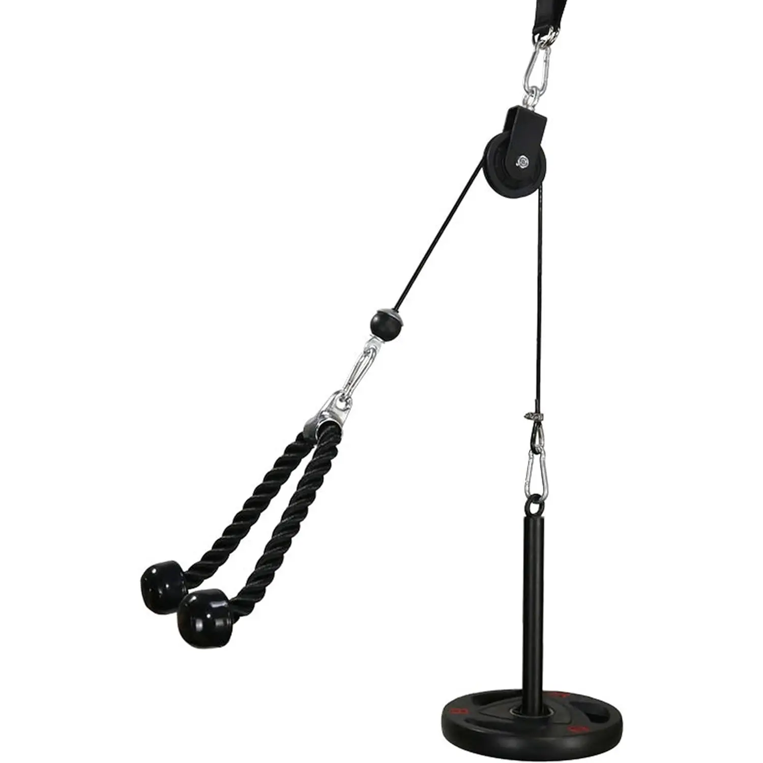 LAT Pull Down and Lift Weight Pulley System  Machine Pulley Attachment for Triceps Pull Down, Biceps Curl, , Forearm,   Gym Equipment