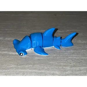 3d Printed Hammerhead Shark | Articulating Figurine | Flexi