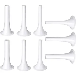 Sausage Stuffer Tubes Sausage Stuffing Tools Plastic Funnels Attachment for Manual Sausage Stuffer，3 Different Size