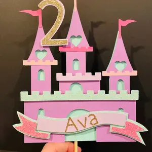 Princess Castle Cake Topper