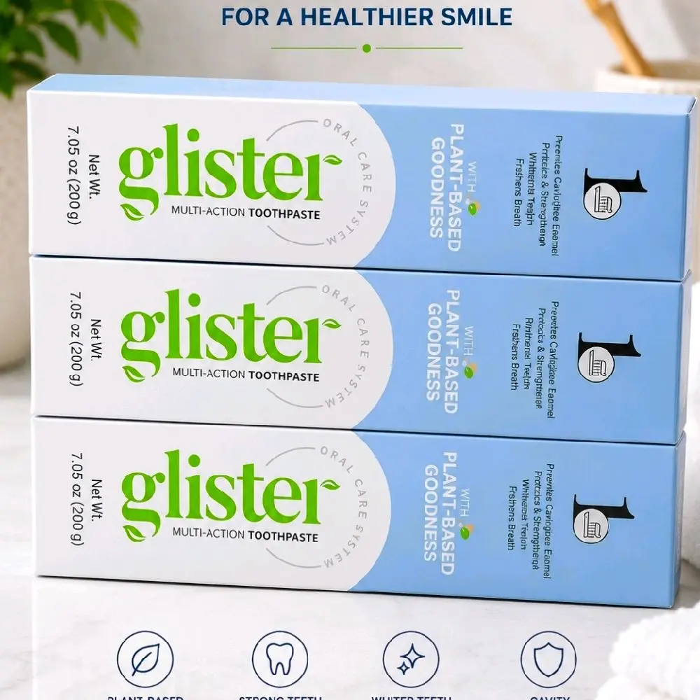 Glister Dentifrice, Oral Care Toothpaste for Daily Teeth Cleaning
