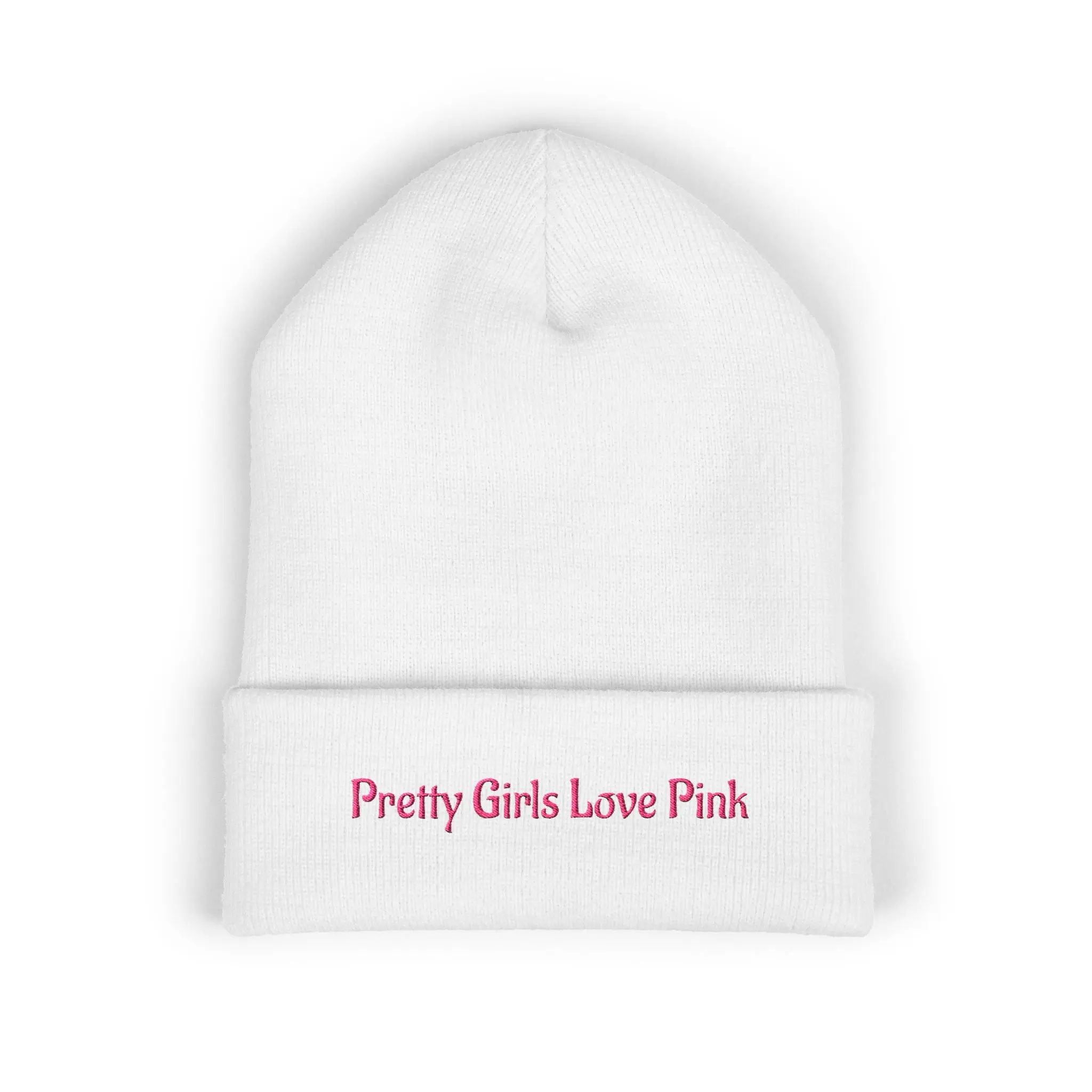 Pretty Girls Love Pink | Cuffed Beanie