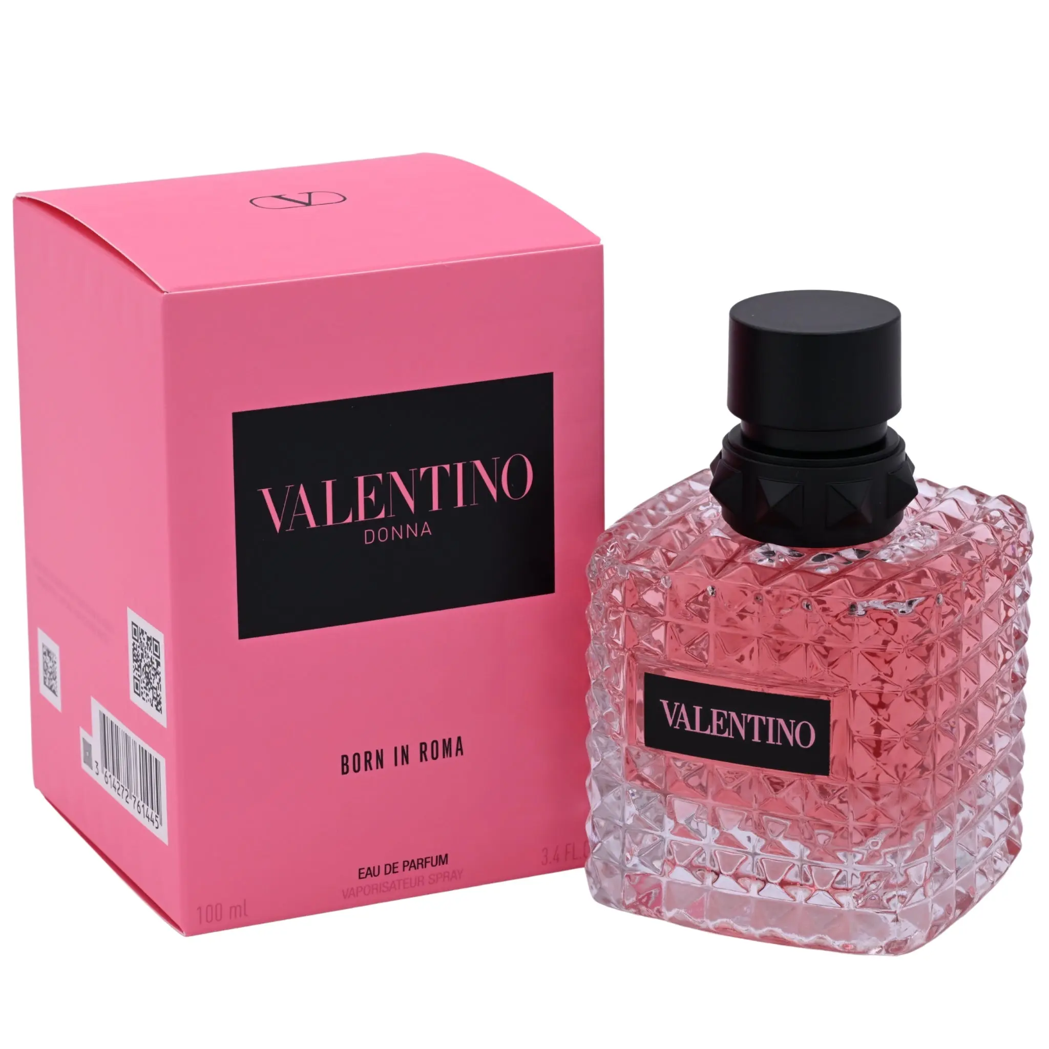 Donna Born in Roma Women's Eau de Parfum Spray, Warm Floral Scent with Black Currant and Bourbon Vanilla, 3.4 oz/100 ml EDP Perfume, Edp Spray, Women's Perfume, Floral Scents Perfume