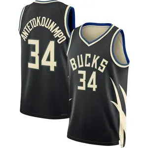 Giannis Unisex Basketball Jersey, Black Statement Edition