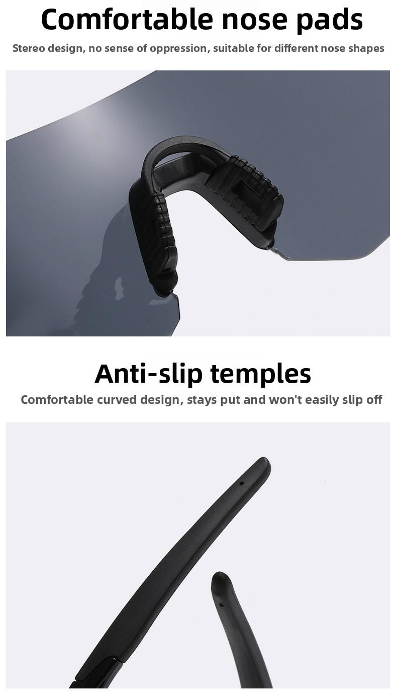 New windproof sports sunglasses, colorful outdoor cycling glasses, UV protection and sun protection sunglasses