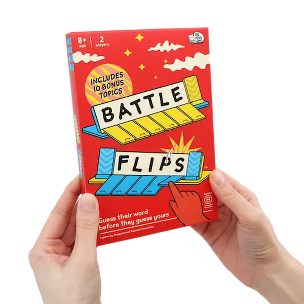 Battle Flips - Guess Their Word Before They Guess Yours | Hilarious 2-player Board Game