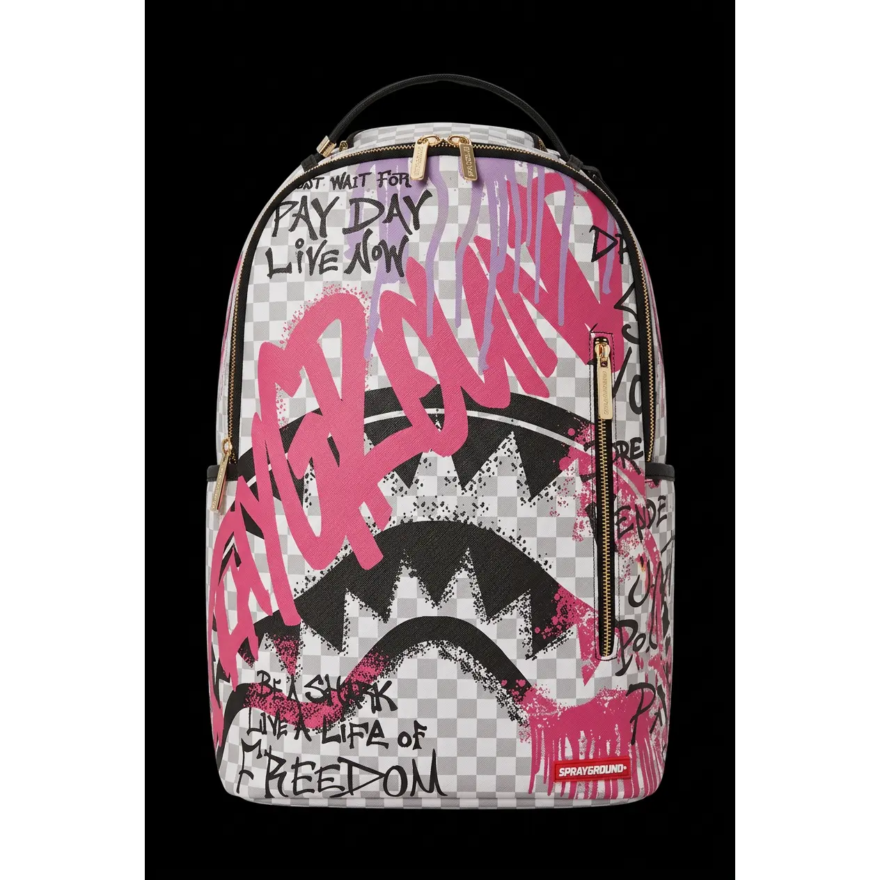 Sprayground Spray Poetry Backpack pink