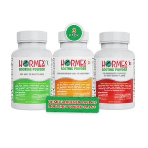 Hormex Rooting Powder Pack #1, 3, 8 - Rooting Hormone for Delicate and Common Houseplants to Semi-Hardwood, Medicinal Plants and Tree Cuttings