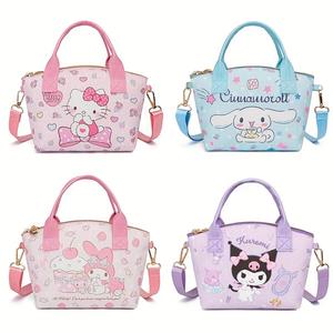 【FaddishDeal】1 pc Multi-functional Handbag, Cute Anime Shoulder Bag, Kuromi, Mymelody Cinnamoroll, Kitty Tote Bag.excellent gifts for Christmas and new year，Must-buy on Black Friday