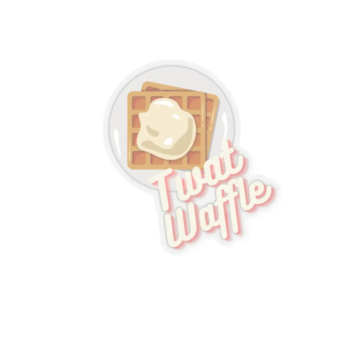 Waffle Sticker